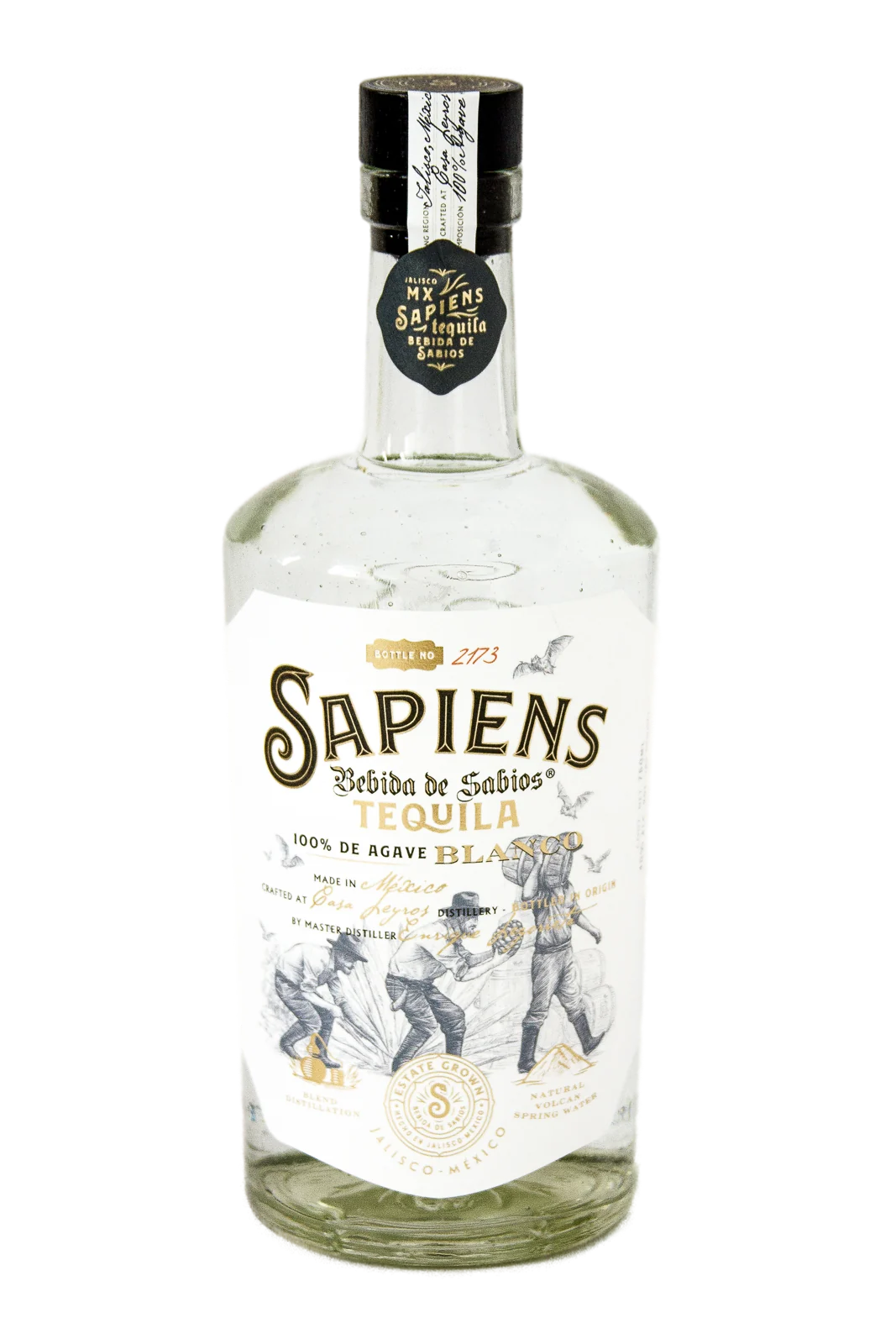 Sapiens Tequila Blanco 750 ml bottle